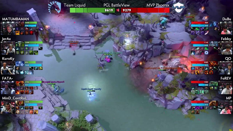 The PGL BattleView was an early attempt at creating a new broadcast layout to help viewers during intense teamfights.